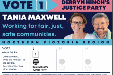 How to Vote for Tania Maxwell in Northern Victoria Region